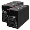 Mighty Max Battery 6v 4000 mAh UPS Battery for Lithonia ELB06042 - 6 Pack ML4-6MP687228